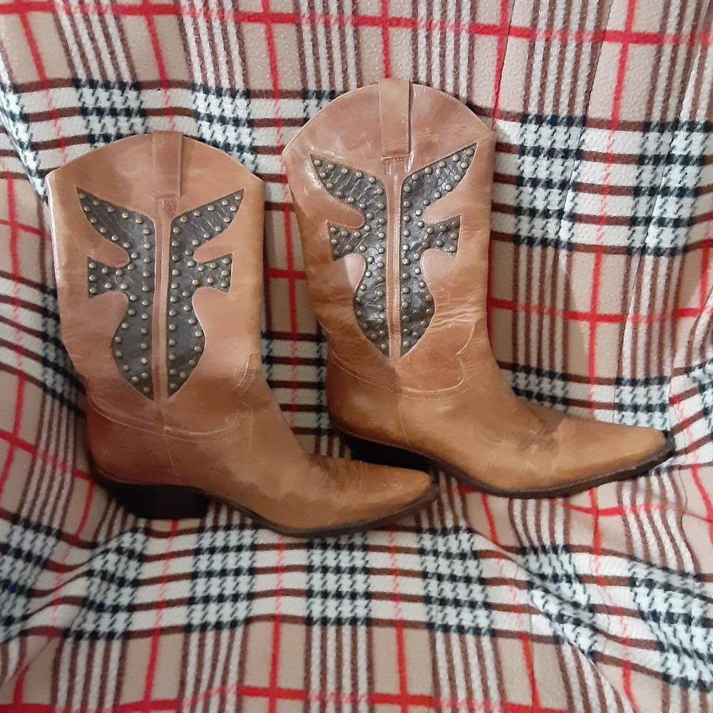 Matisse Leather Cowgirl Boots Made in Brazil